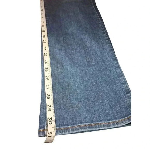 NYDJ Plus Marilyn Ankle Straight Leg Jeans Dimension Medium Blue Wash Size 18W - Picture 4 of 8